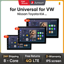 Junsun 7" 9"10.1" Universal CarPlay Android Auto Radio For VW Volkswagen Fiat Renault Nissan Hyundai 4G Car Multimedia autoradio