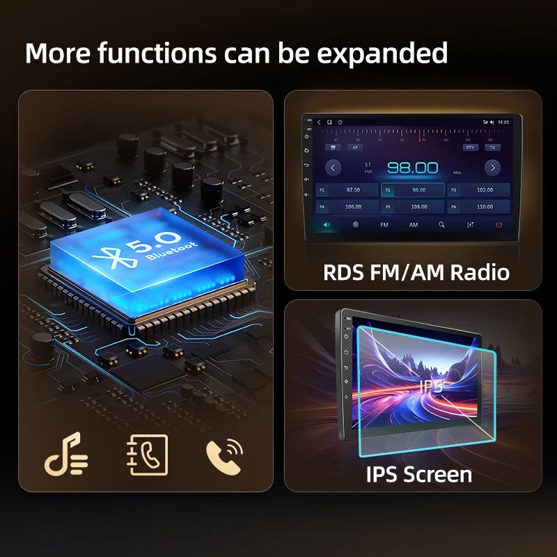 Junsun AI voice 4G LTE wireless CarPlay Android Auto Radio For Audi A3 8P 2003 2004 2005 2006 2007 - 2011 S3 RS3 Sportback Car Intelligent Systems Multimedia player Stereo RDS BT 2 din autoradio GPS Navi screen