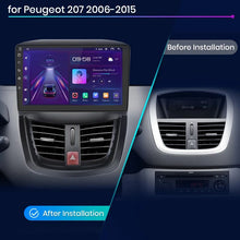 Cargar imagen en el visor de la galería, Junsun AI voice 4G LTE wireless CarPlay Android Auto Radio For Peugeot 207 207CC 2006 - 2015 Car Intelligent Systems Multimedia player Stereo RDS BT 2 din autoradio GPS Navi screen
