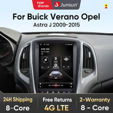 Junsun Tesla Style Android Auto Wireless Carplay Car Radio Multimedia For Opel Astra J Vauxhall Buick Verano 2009-2013 no 2din