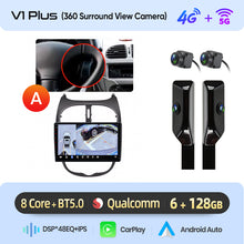 Cargar imagen en el visor de la galería, Junsun AI voice 4G LTE wireless CarPlay Android Auto Radio For Peugeot 206 206CC 206SW 2001-2008 Car Intelligent Systems Multimedia player Stereo RDS BT 2 din autoradio GPS Navi screen
