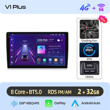 Cargar imagen en el visor de la galería, Junsun V1plus AI Voice Android Auto Radio para Mitsubishi Pajero V60 V68 V73 1999-2006 Carplay Car Multimedia GPS 2DIN autorradio 
