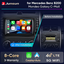 Junsun Wireless CarPlay Car Radio For Mercedes Benz B200 Class Sprinter W906 Viano Vito W639 Android Multimedia