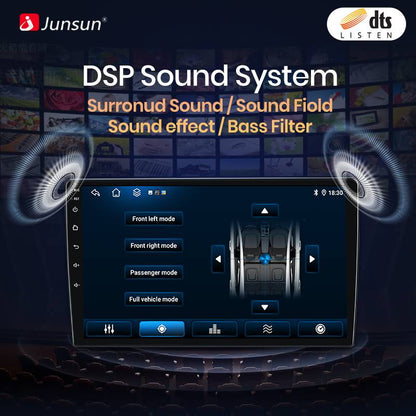 Junsun V1pro AI Voice 2 DIN Android Auto Radio para Mazda MX-5 MX5 III 3 NC 2008-2015 Carplay Car Multimedia GPS 2 DIN autorradio 