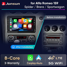 Junsun Wireless CarPlay Car Radio For Alfa Romeo 159 Brera spire Sportwa Android Multimedia