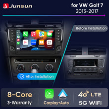 Junsun Wireless CarPlay Car Radio For Volkswagen VW Golf 7 2013-2017 Android Multimedia