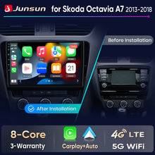 Junsun Wireless CarPlay Car Radio For SKODA Octavia 3 A7 2013 - 2018 Android Multimedia