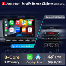 Junsun Wireless CarPlay Car Radio For Alfa Romeo Giulietta 2010 2011 2012-2014 Android Multimedia