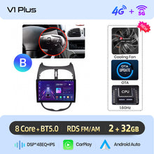 Cargar imagen en el visor de la galería, Junsun AI voice 4G LTE wireless CarPlay Android Auto Radio For Peugeot 206 206CC 206SW 2001-2008 Car Intelligent Systems Multimedia player Stereo RDS BT 2 din autoradio GPS Navi screen
