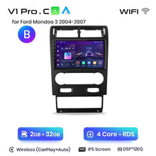 Cargar imagen en el visor de la galería, Radio Junsun con Android y voz AI para Ford Mondeo 3 (2000-2007), inalámbrica, Carplay, multimedia, GPS, 2DIN 

